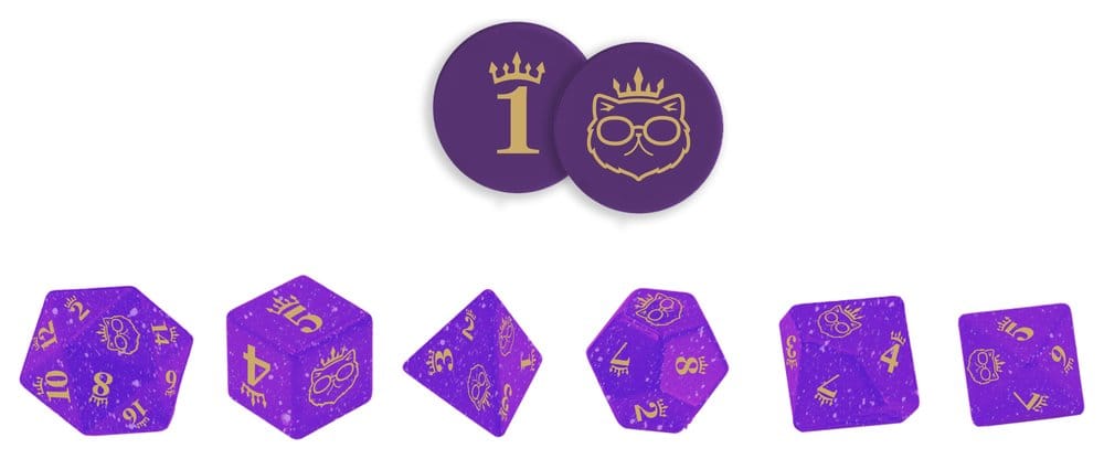Dungeon Crawler Carl Dice Set Princess Donut’s Enchanted Crown 0810011729513