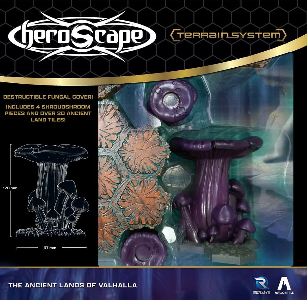 Heroscape Terrain Expansion The Ancient Lands of Valhalla *English Version* 0810011729667