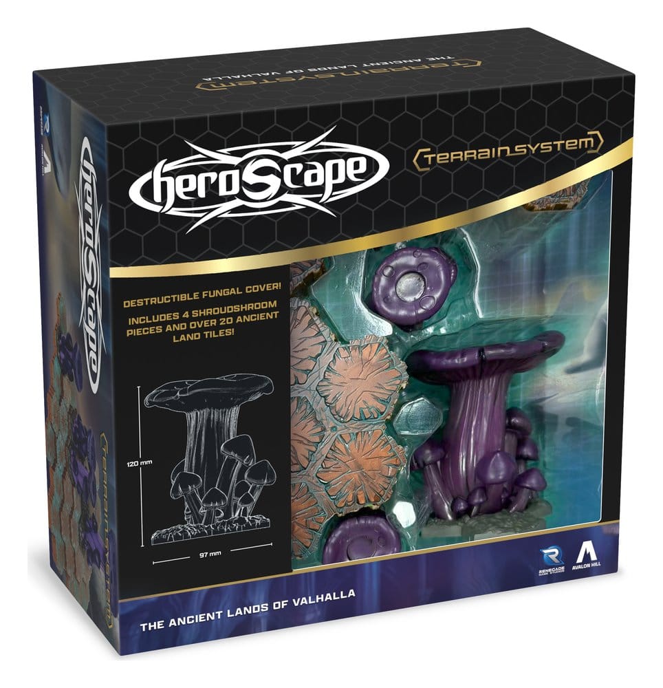 Heroscape Terrain Expansion The Ancient Lands of Valhalla *English Version* 0810011729667