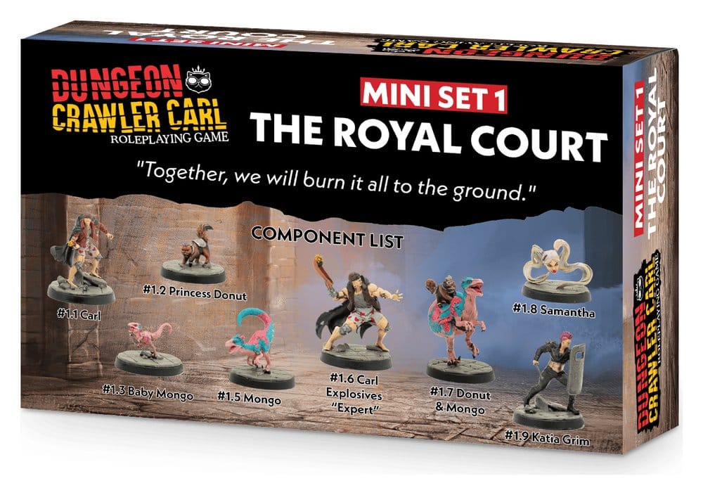 Dungeon Crawler Carl Miniatures Set 1 The Royal Court 0810011729926