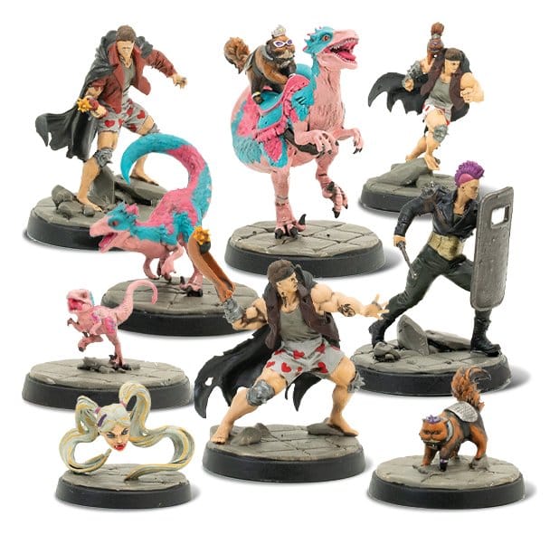 Dungeon Crawler Carl Miniatures Set 1 The Royal Court 0810011729926