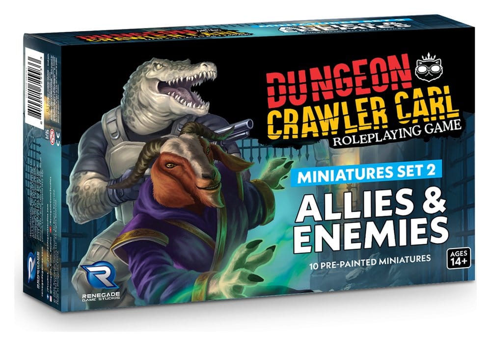Dungeon Crawler Carl Miniatures Set 2 Enemies & Allies 0810011729933