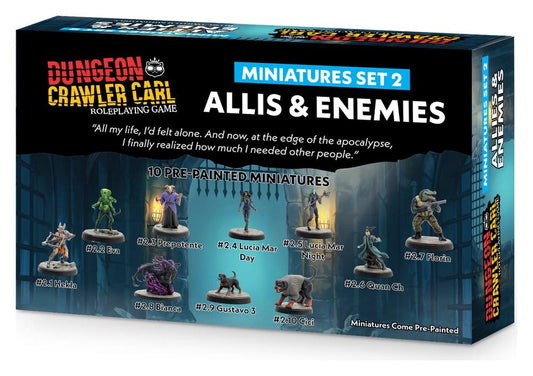 Dungeon Crawler Carl Miniatures Set 2 Enemies & Allies 0810011729933