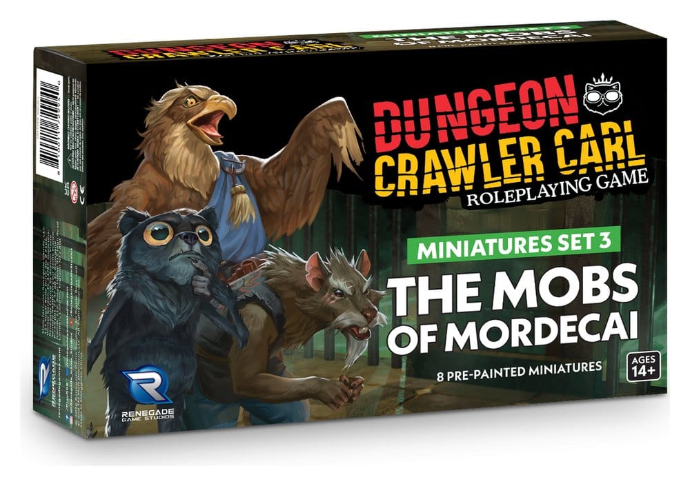 Dungeon Crawler Carl Miniatures Set 3 Mobs of Mordecai 0810011729940