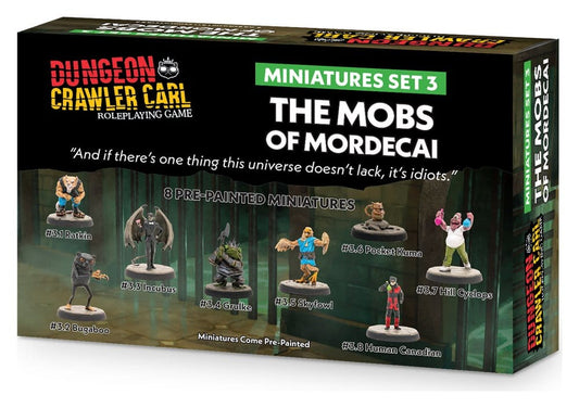 Dungeon Crawler Carl Miniatures Set 3 Mobs of Mordecai 0810011729940