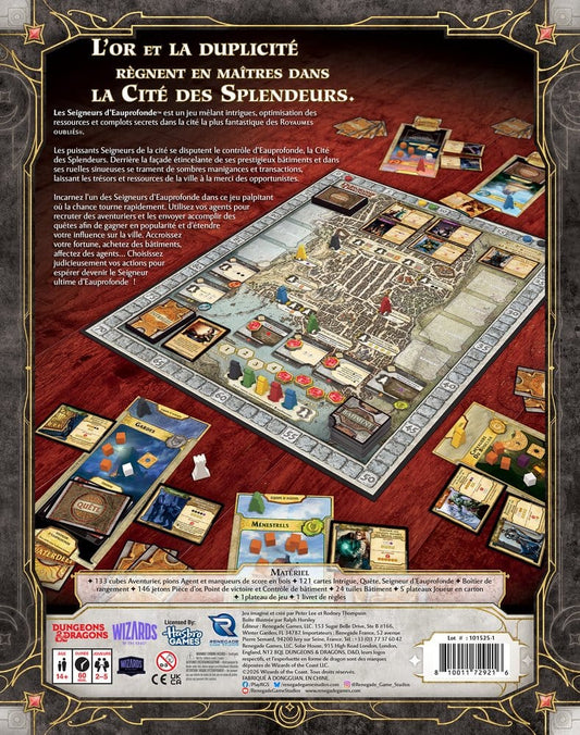 Dungeons & Dragons Board Game Lords of Waterdeep *French Version* 0810218670052