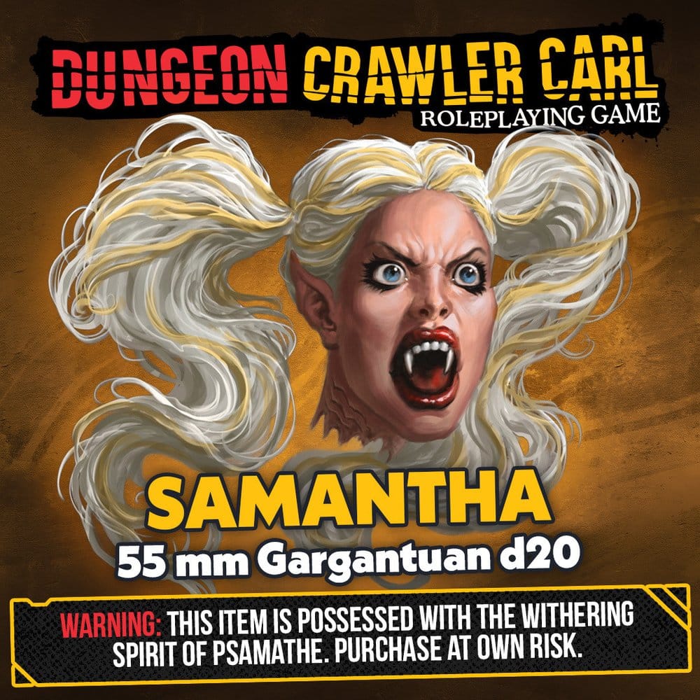 Dungeon Crawler Carl Dice d20 Samantha 5.5 cm 0810218670083