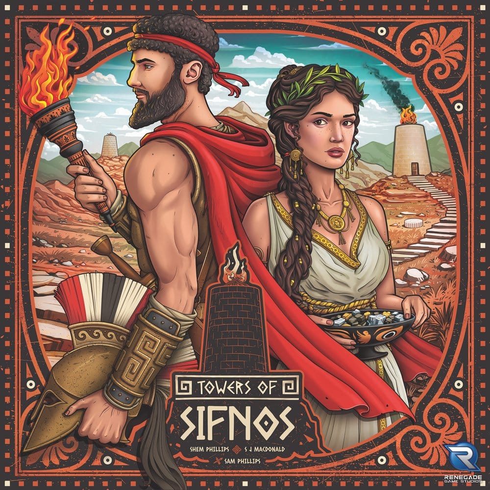 Towers of Sifnos Board Game *English Version* 0810218670649
