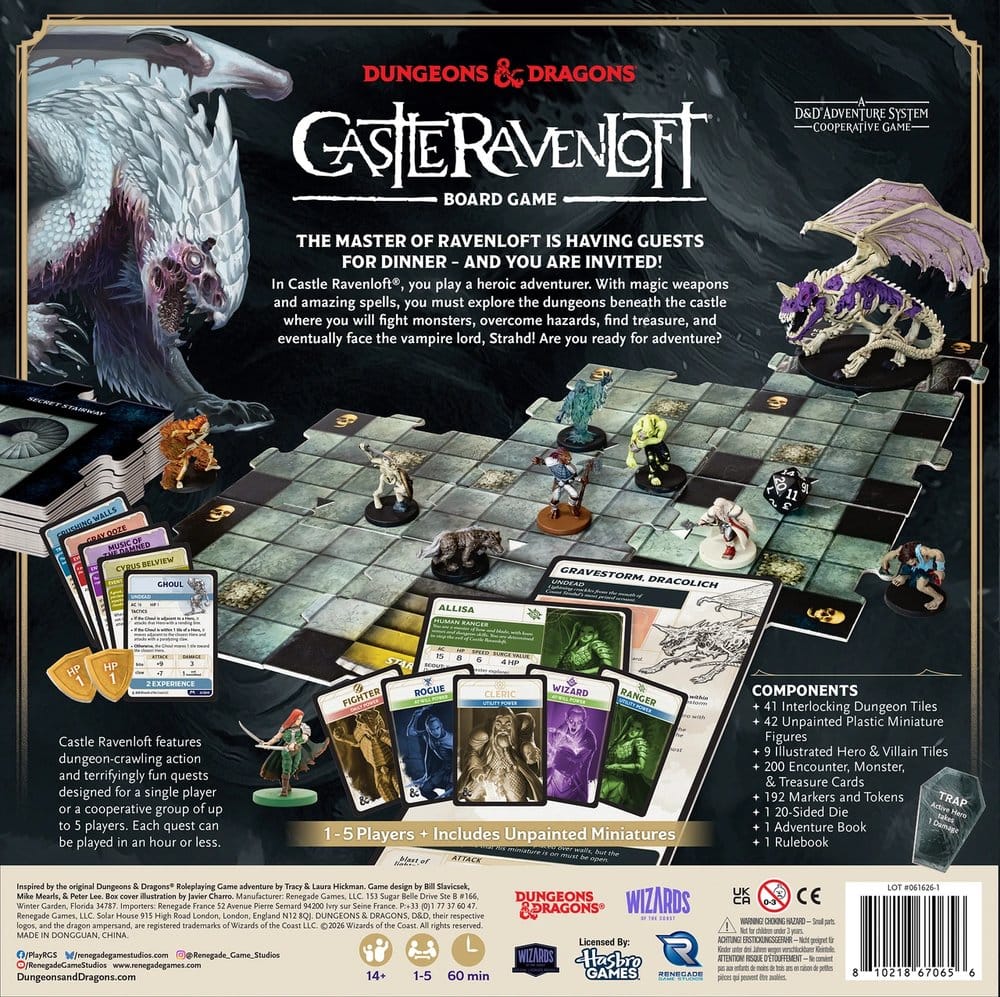 Dungeons & Dragons Board Game Castle Ravenloft *English Version* 0810218670656