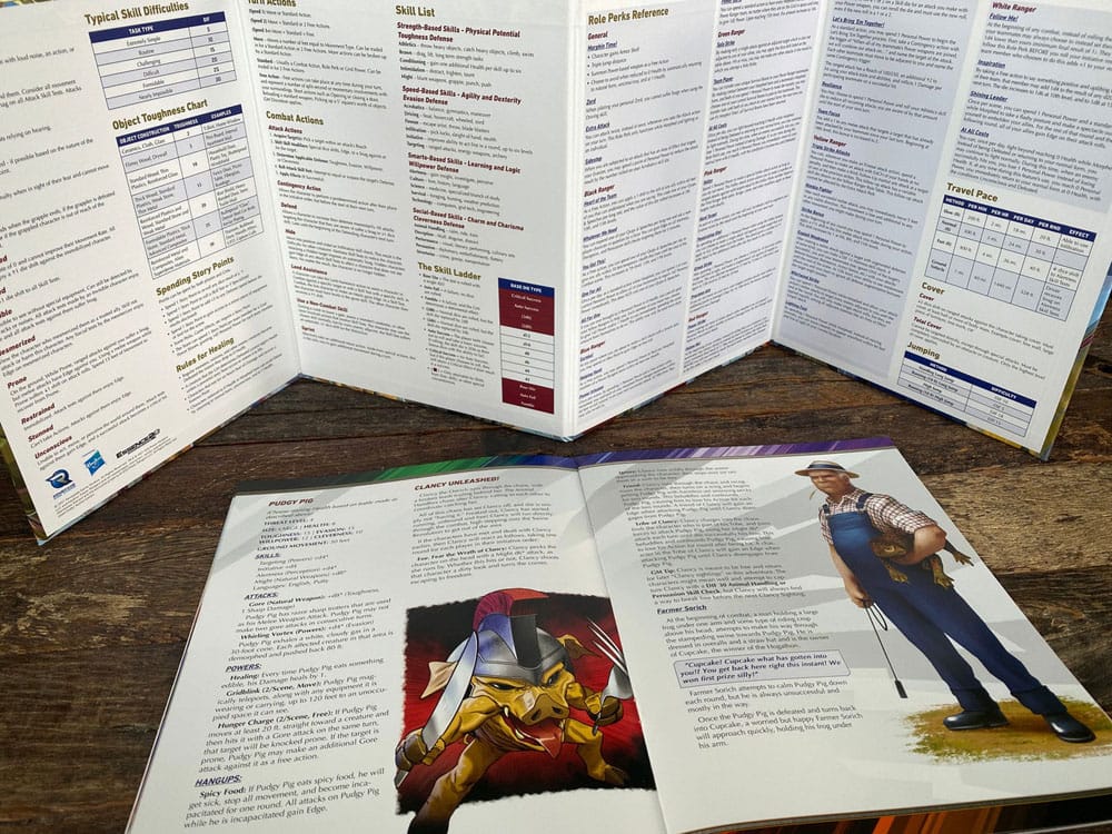 Power Rangers RPG book A Glutton for Punishment Adventure & GM Screen *Englische Version* 9781736884362