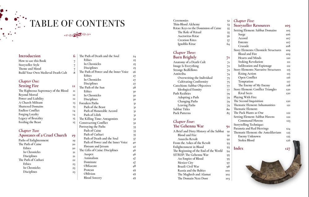 Vampire: The Masquerade 5th Edition RPG book Sabbat: The Black Hand Sourcebook *Englische Version* 9781735993881