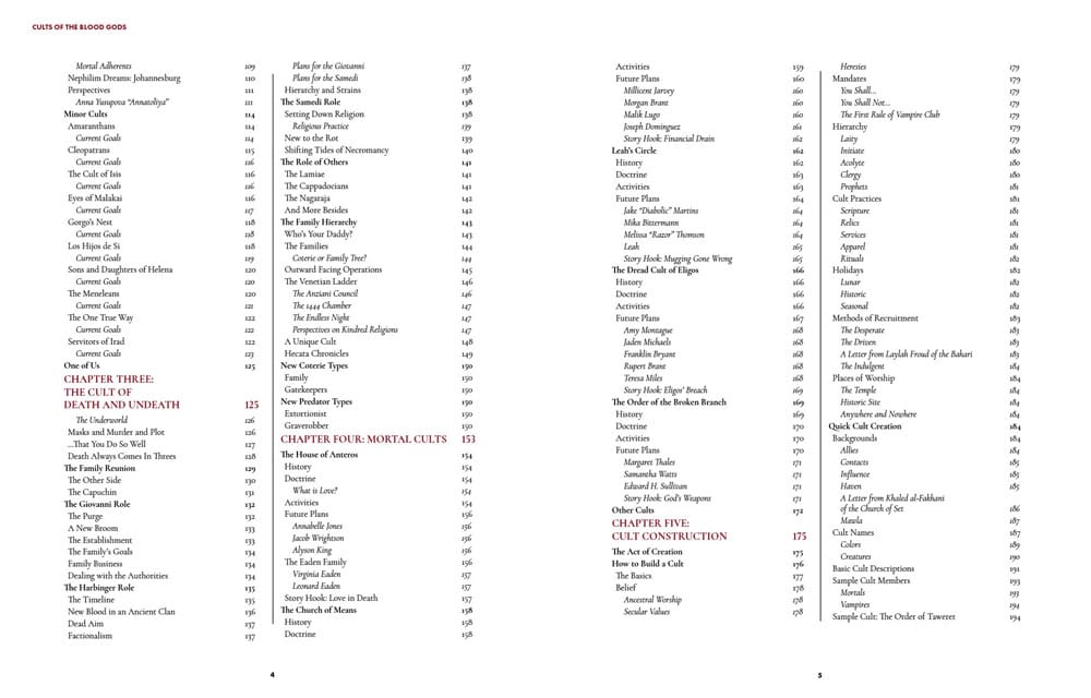 Vampire: The Masquerade 5th Edition RPG book Cults of the Blood Gods Sourcebook *Englische Version* 9781737496229