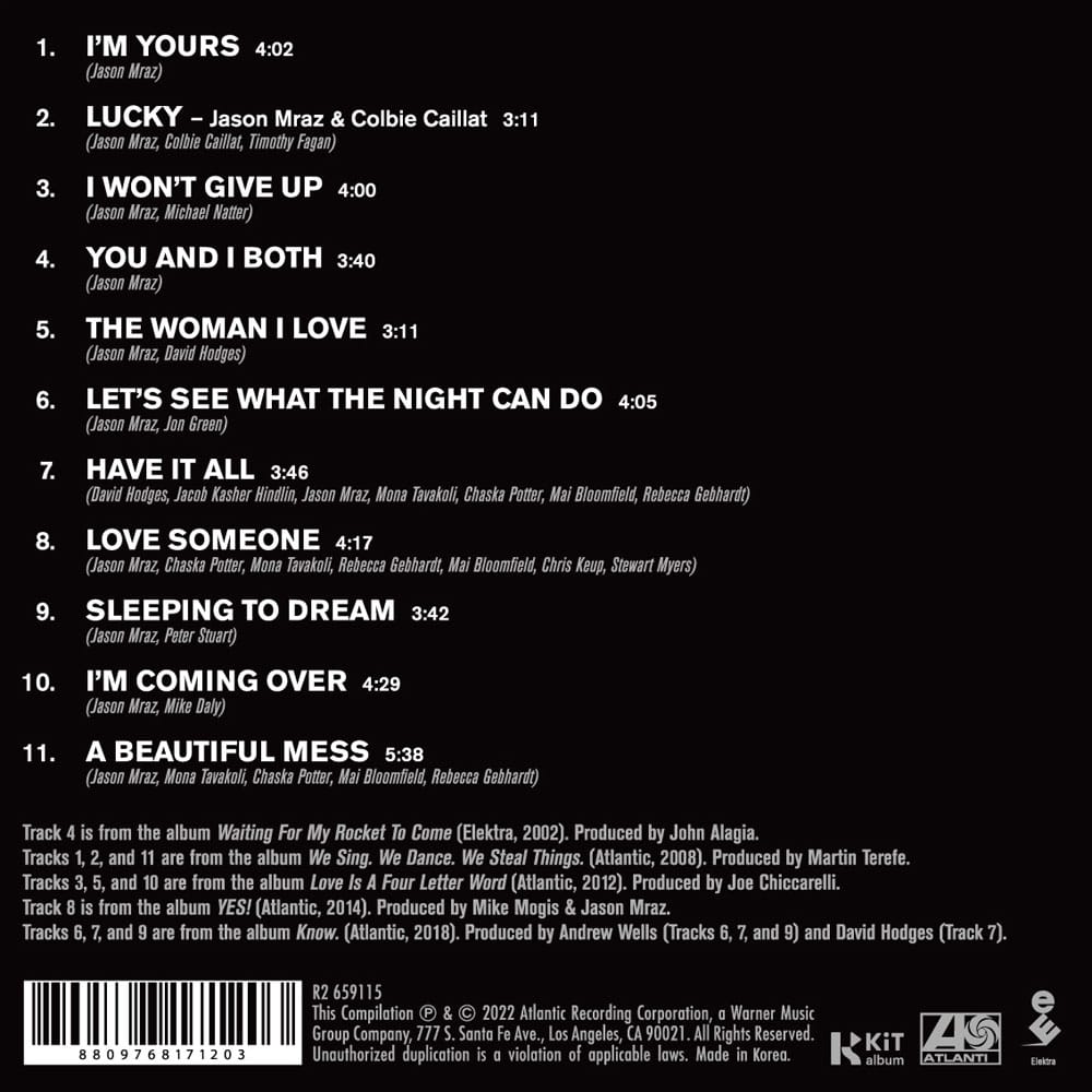 Jason Mraz - LaLaLaLoveSongs KiT Album 8809768171203
