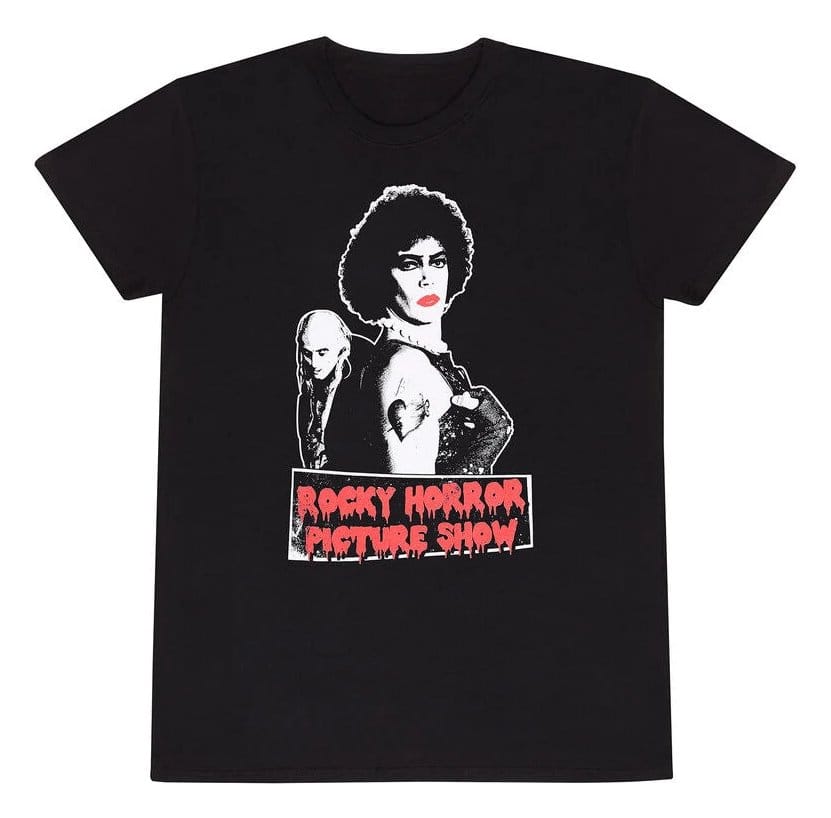 Rocky Horror Picture Show T-Shirt Frank N Niff Black Size S 5056811560115
