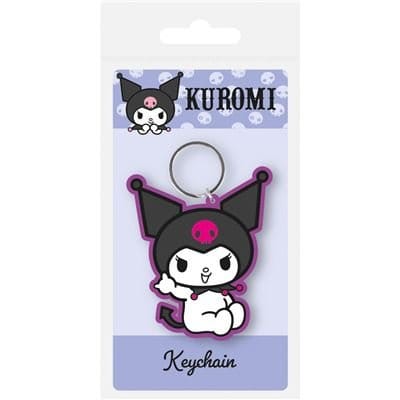 Sanrio PVC Keychain Kuromi Rocking 5063457034320
