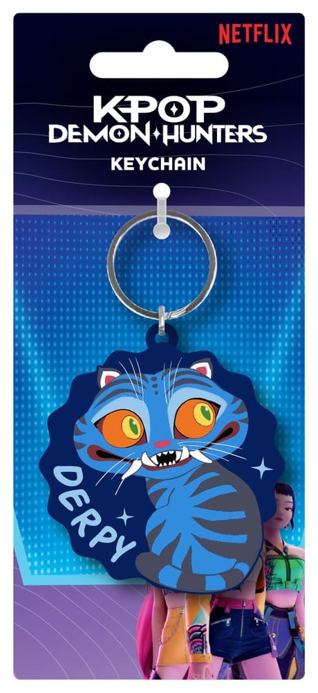 KPop Demon Hunters PVC Keychain Derpy Tiger 5063457080860