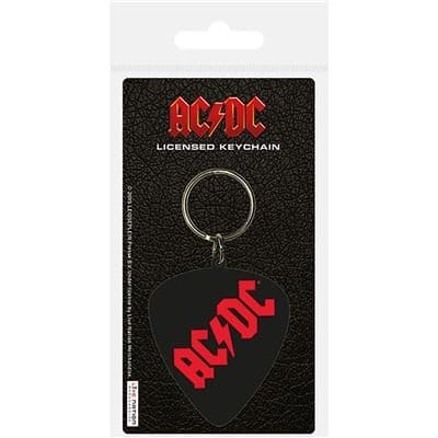AC/DC PVC Keychain Plectrum 5050293383385