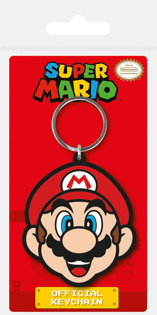 Super Mario Rubber Keychain Mario 6 cm 5050293387024