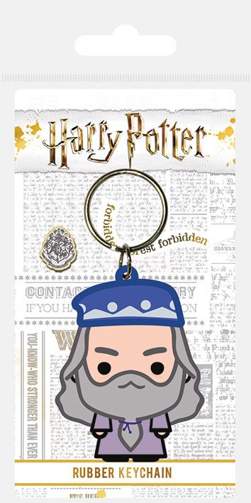 Harry Potter Rubber Keychain Chibi Dumbledore 5050293388397