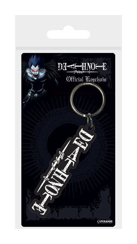 Death Note Rubber Keychain Logo 6 cm 5050293388779