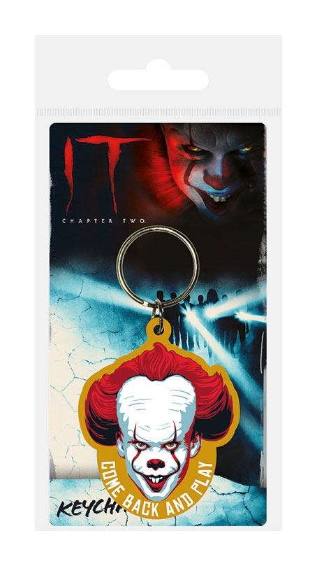 It Chapter Two Rubber Keychain Come Back and Play 6 cm 5050293389622