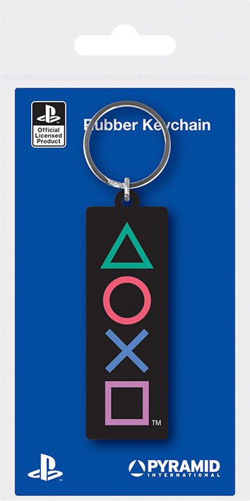 Sony PlayStation Rubber Keychains Shapes 6 cm 5050293391618