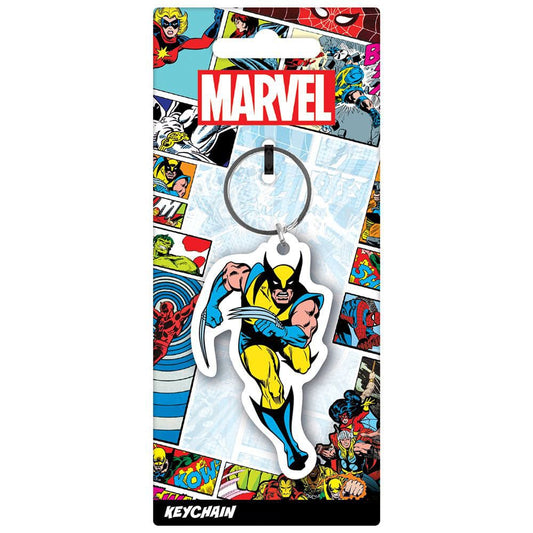Marvel Comics Rubber Keychain Wolverine 5050293394145