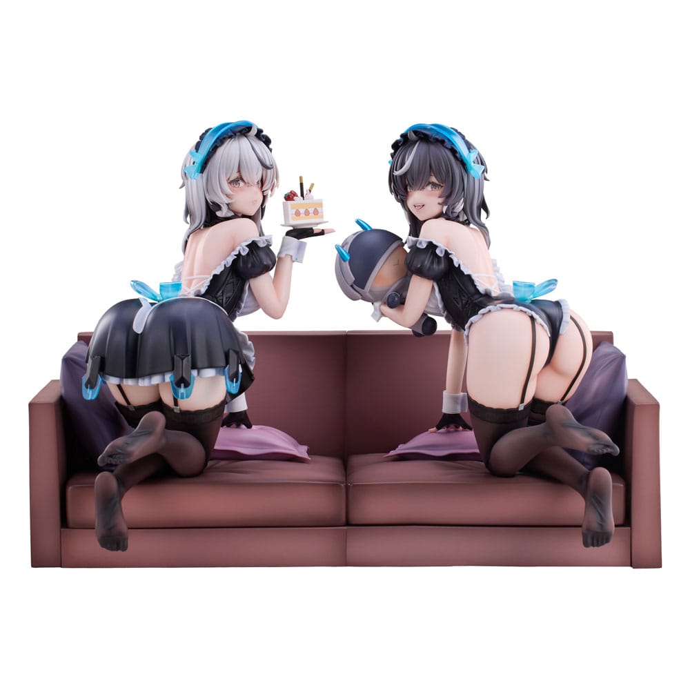 Snowbreak Containment Zone PVC Statues 2-Pack 1/6 Cherno & Meursault Apprentice Maid Ver. Deluxe Edition 19 cm 6973547900123