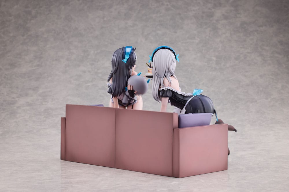 Snowbreak Containment Zone PVC Statues 2-Pack 1/6 Cherno & Meursault Apprentice Maid Ver. Deluxe Edition 19 cm 6973547900123