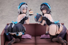 Snowbreak Containment Zone PVC Statues 2-Pack 1/6 Cherno & Meursault Apprentice Maid Ver. Deluxe Edition 19 cm 6973547900123