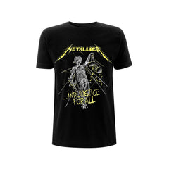 Metallica T-Shirt And Justice For All Tracks Black Size S 5056187700719