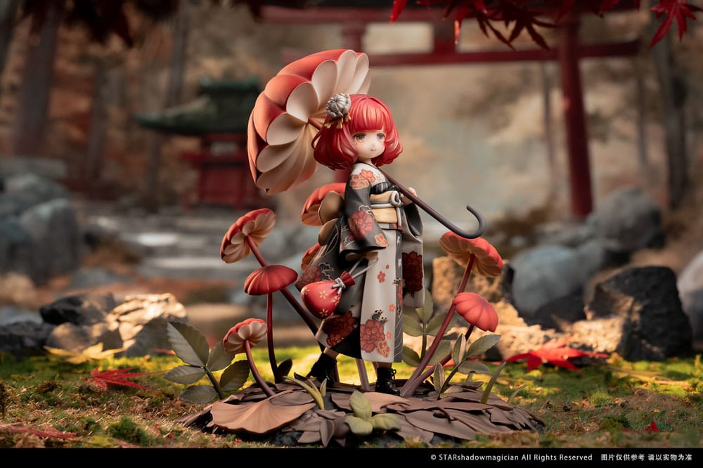 The Mushroom Girls PVC Statue 1/1 No.6 Marasmius Haematocephalus 23 cm 6974992520348