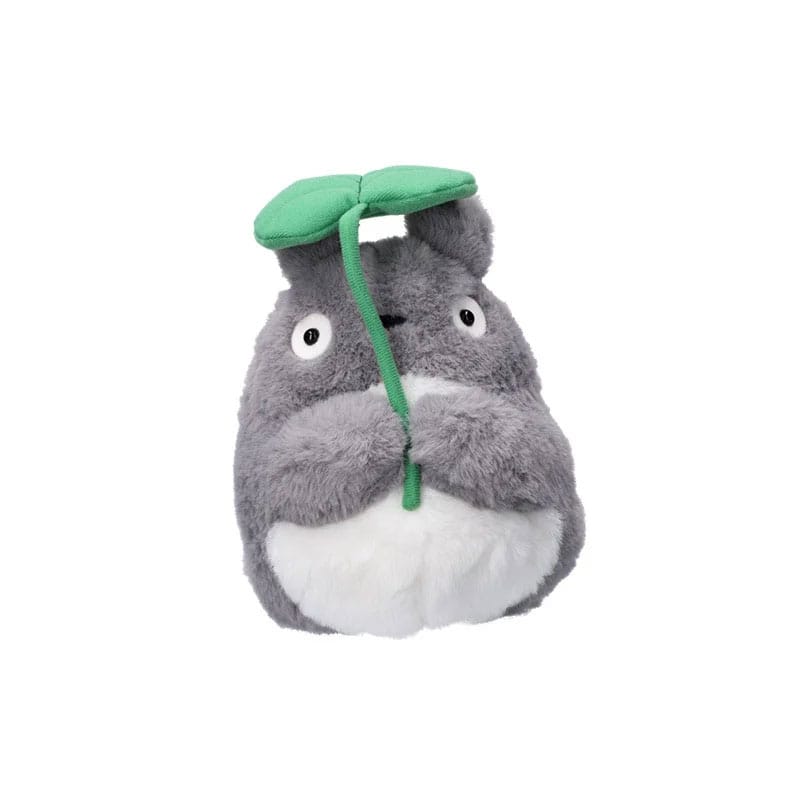 My Neighbor Totoro Nakayoshi Plush Figure Big Totoro with leaf 21 cm 3760372330422