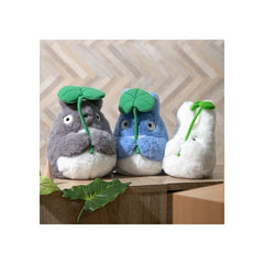 My Neighbor Totoro Nakayoshi Plush Figure Big Totoro with leaf 21 cm 3760372330422