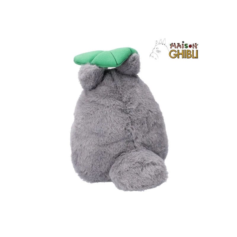 My Neighbor Totoro Nakayoshi Plush Figure Big Totoro with leaf 21 cm 3760372330422