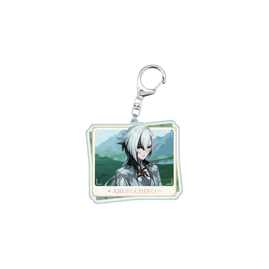 Genshin Impact Acrylic Keychain Arlecchino 7 cm      6942421147398