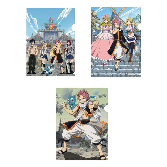 Fairy Tail Clearfile 3-Set 01 8720828183373