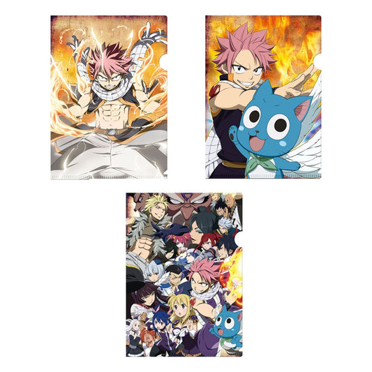 Fairy Tail Clearfile 3-Set 02 8720828183380