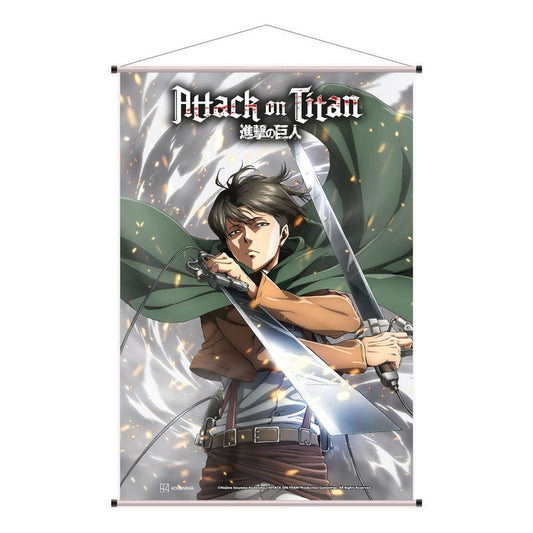 Attack on Titan Wallscroll Levi Ackermann 60 x 90 cm 8720828183755