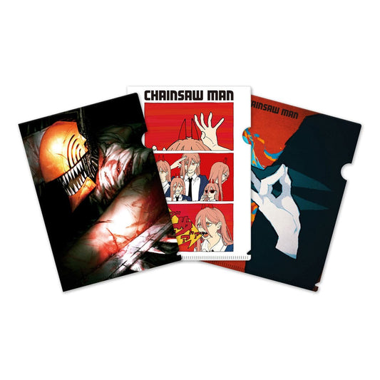 Chainsaw Man Clearfile 3-Set 7630017533371