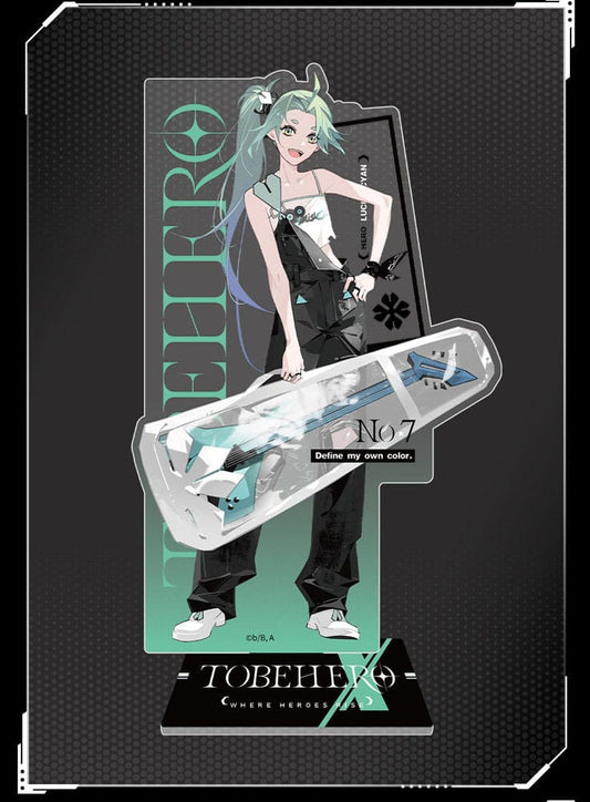 To Be Hero X Acrylic Stand Hero Show Series Lucky Cyan 17 cm  6937082661086