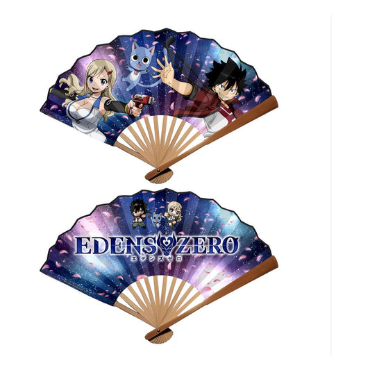 Edens Zero Folding Fan Rebecca, Happy & Shiki 8721126700088
