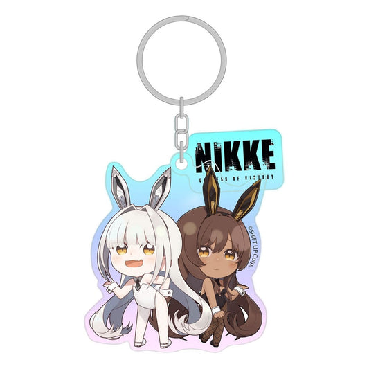 Goddess of Victory: Nikke Acrylic Keychain Blanc & Noir Holographic 7 cm 8721126702068