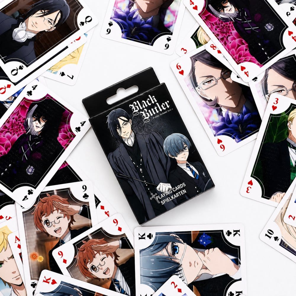 Black Butler Playing Cards Public School 8721126702518