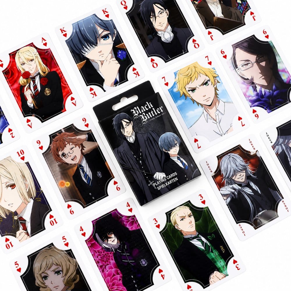 Black Butler Playing Cards Public School 8721126702518