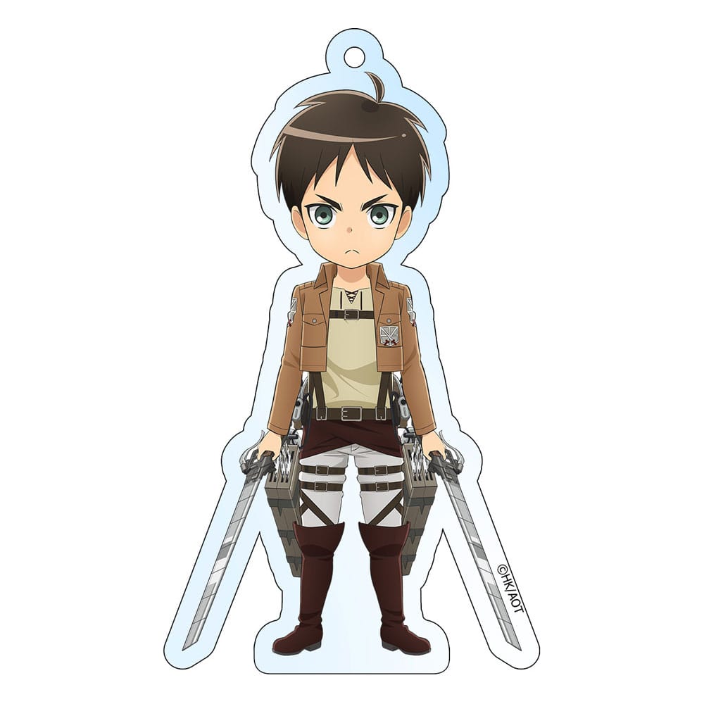 Attack on Titan Acrylic Keychain Eren Holographic 8 cm     8721126702655