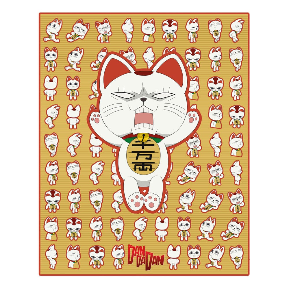 Dandadan blanket Turbo Granny (Maneki-neko) 120 x 153 cm  8721126702846