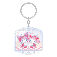 Sanrio Acrylic Keychain Hello Kitty & Friends American Diner 6 cm      8721126703102