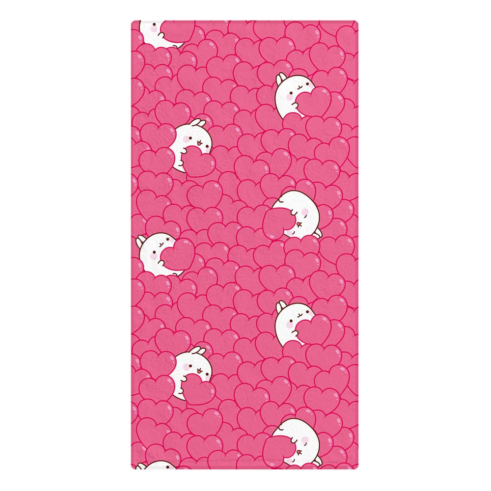 Molang Towel Hearts 150 x 75 cm       8721126703331