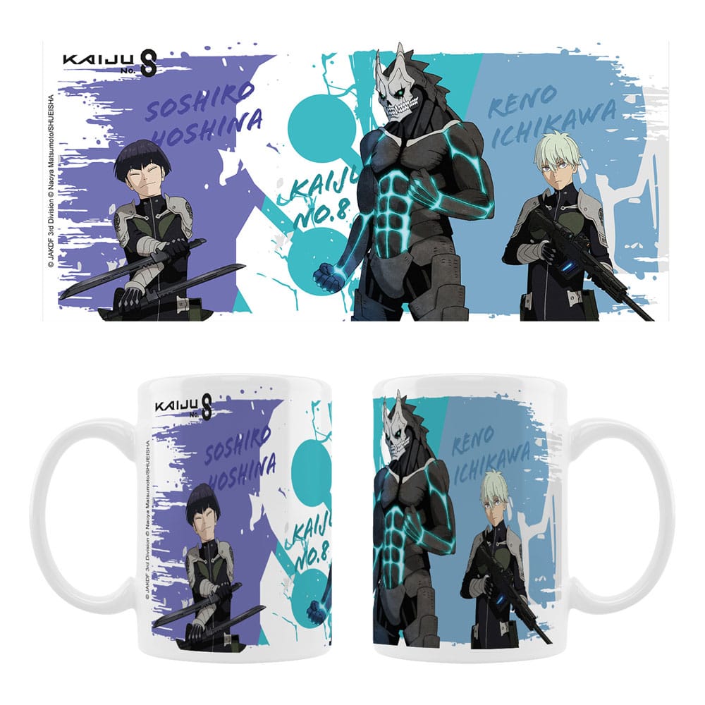 Kaiju No. 8 Ceramic Mug Kaiju No. 8, Reno Ichikawa, Soshiro Hoshina Season 2 8721126703676
